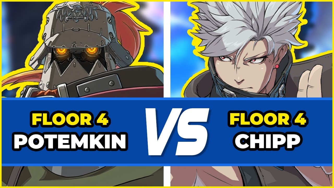 Guilty Gear STRIVE | GGST Low Level Gameplay ▶ Potemkin vs Chipp | Floor 4