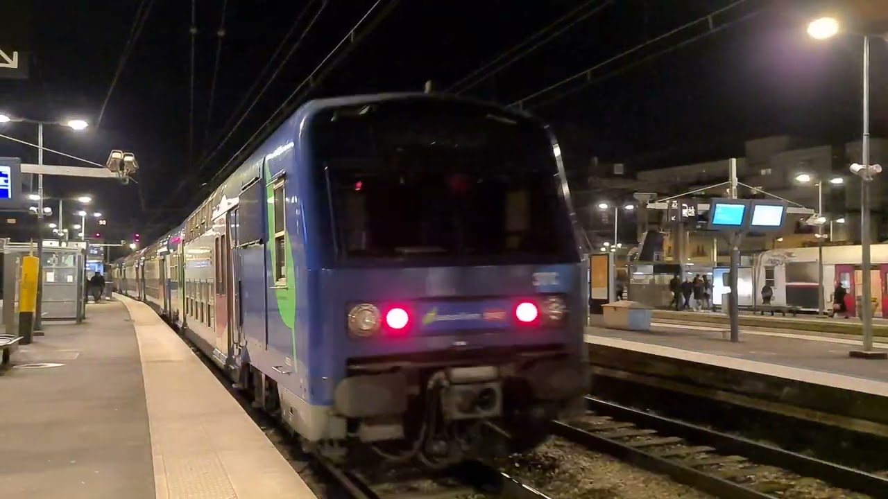 [RER C] Départ de Z 8800 Carmillon/Z 5600 Transilien de la gare de Juvisy