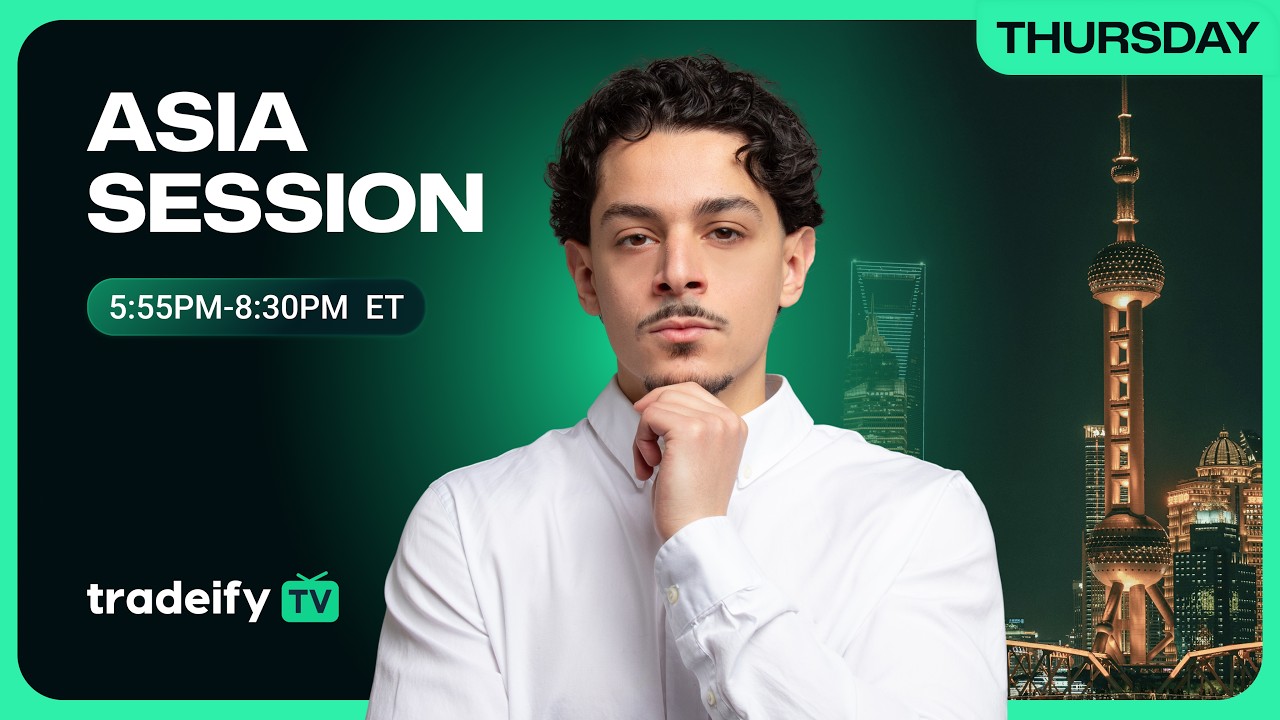 ASIA SESSION LIVE! | Tradeify TV | THURSDAY 6/25/26