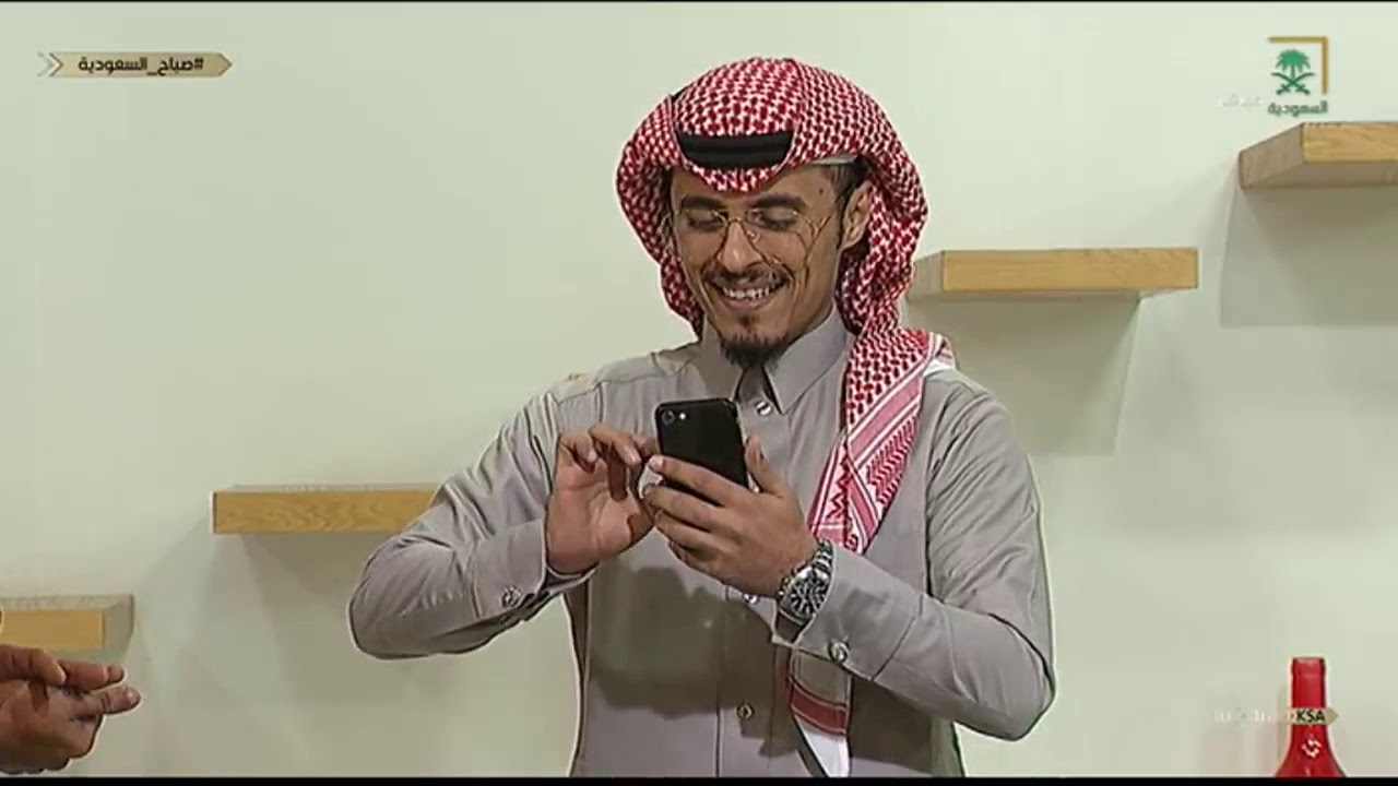 عبدالله عيادة لاعب الخفة ضيف صباح السعودية.
