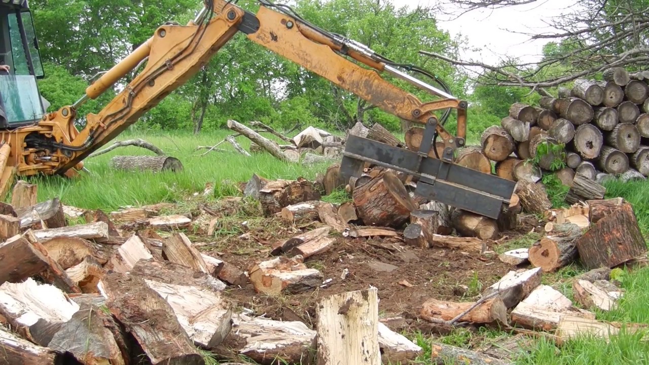 Backhoe Log Splitter
