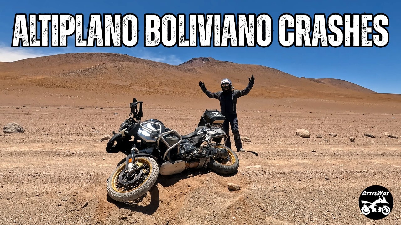 Bolivian Altiplano | Deep Sand & Crashes on a BMW R1250 GSA