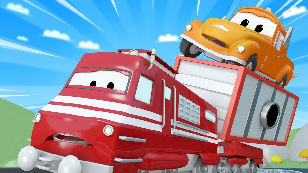 Train for kids -  Byron is stylish - Troy The Train in Car City