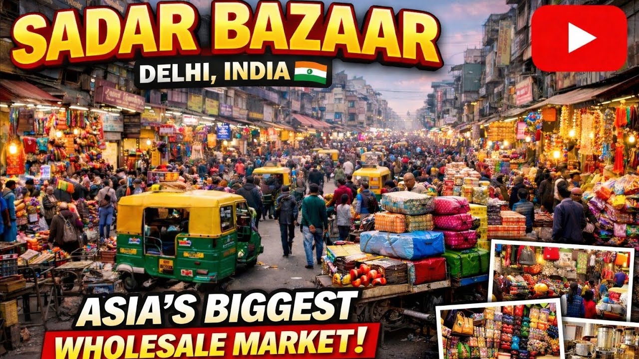 Asia’s Biggest Wholesale Market 😱 | Sadar Bazaar Delhi Full Tour & Prices | #shorts #sadarbazar 