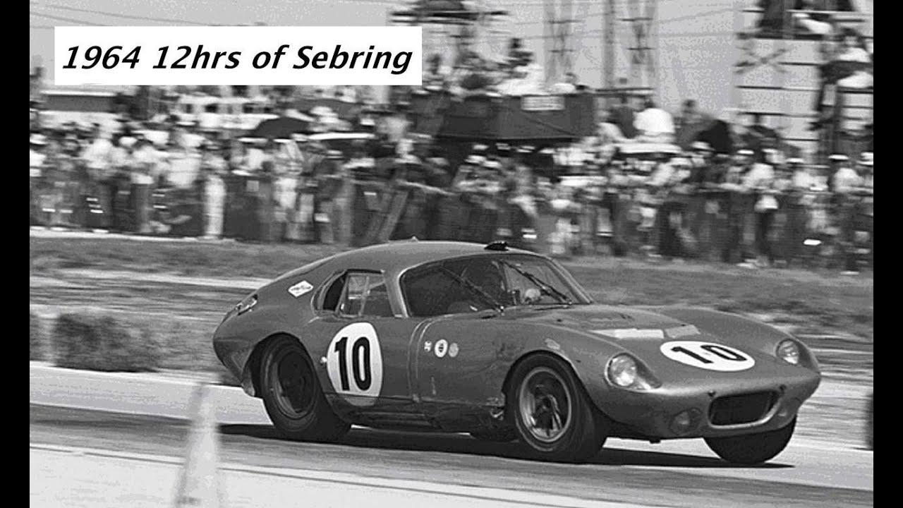 1964 12hrs of Sebring - GT winners Dave MacDonald & Bob Holbert in Shelby Daytona Coupe CSX2287