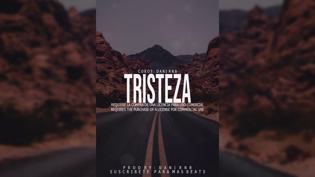 (CON COROS) Tristeza - Instrumental Rap Triste 2021 | Base sad Con coros | Dani RnB