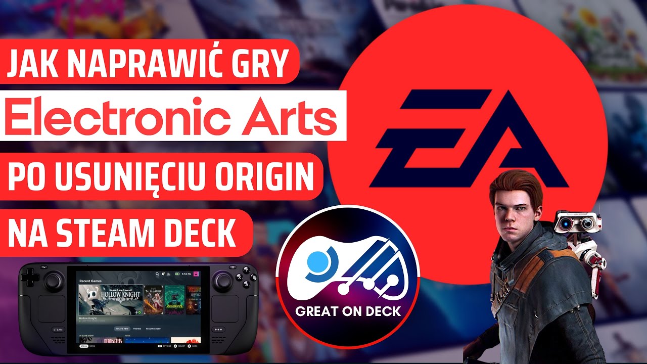 How to Fix EA Games After Deleting Origin on Steam Deck - EA APP and Jedi Fallen Order Repair