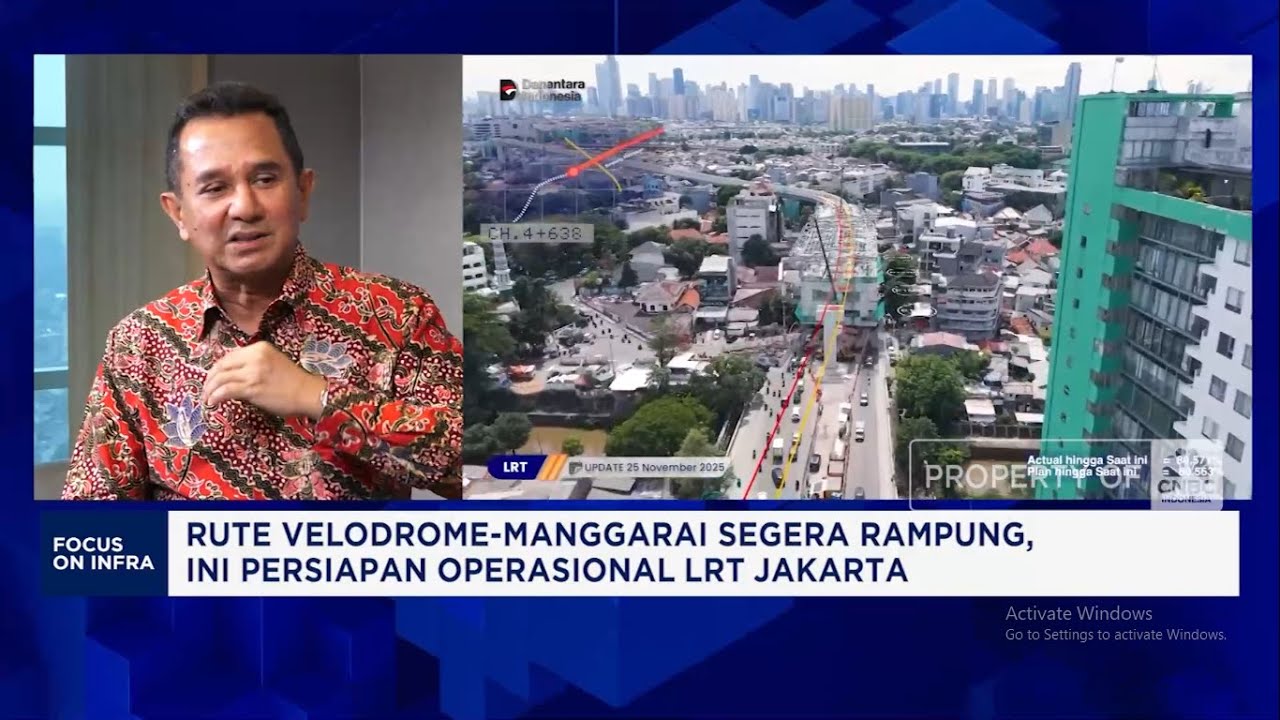 Velodrome Nyambung ke Manggarai, Penumpang LRT Jakarta Ditarget 30-80 Ribu/hari