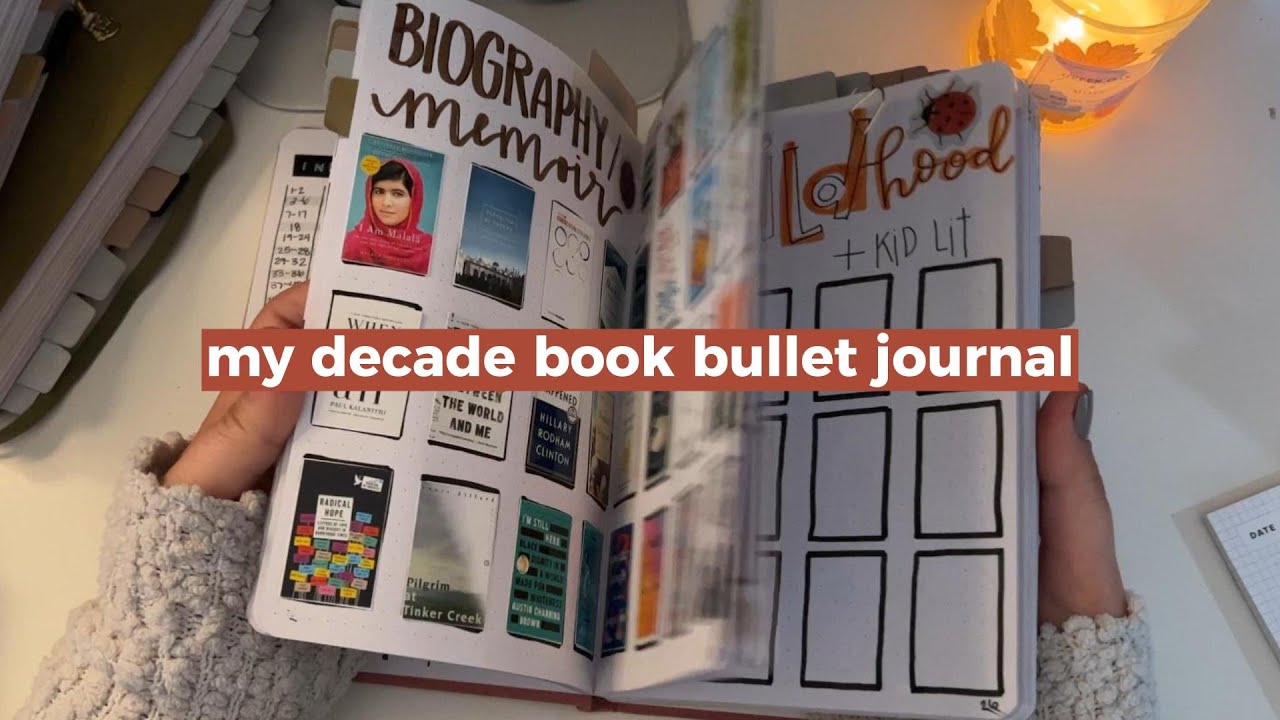 my decade book bullet journal