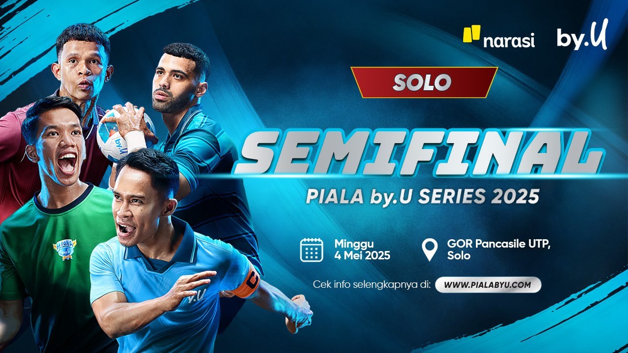 [LIVE] SMAN 3 Sragen vs SMAN 4 Surakarta | Semifinal | Piala by.U 2025 Solo