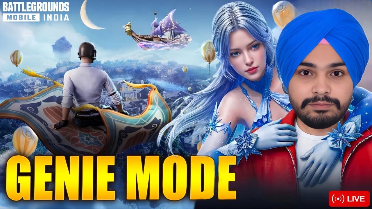 BGMI LIVE : ALADDIN MODE 🤩| 4.2 UPDATE x HUNDAL GAMERZ | PUBG 4.2 UPDATE #shortsstream #shortslive