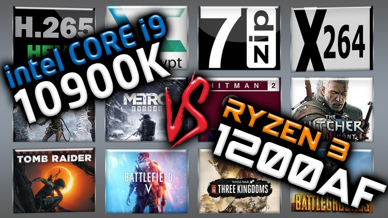 i9 10900K vs Ryzen 3 1200 AF Benchmarks &ndash; 15 Tests 🔥