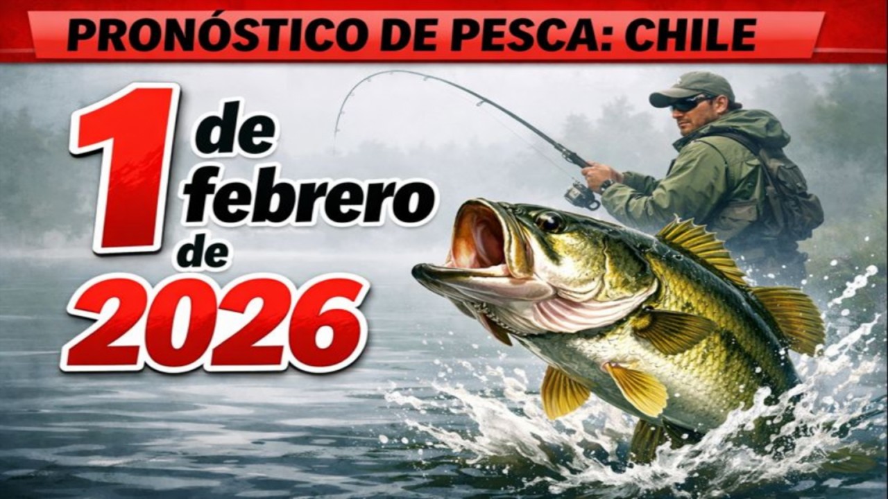 PROGNOSTICO DE PESCA en Chile para el primero de febrero de 2026 ¡Deja todo y a pescar!
