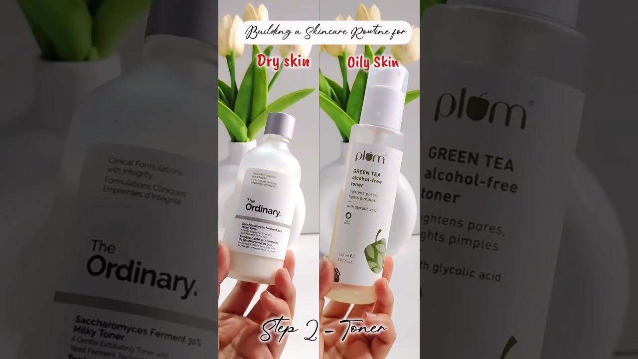 BASIC SKINCARE For Oily &Dry skin #oilyskin #oilyskintips #dryskincare #basicskincare #oilyskincare