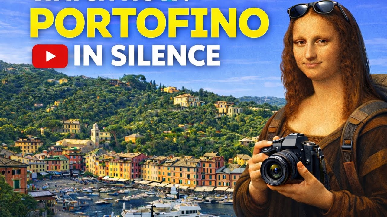 Relaxing walk in Portofino with natural sound — ASMR travel vibes 🍃🇮🇹