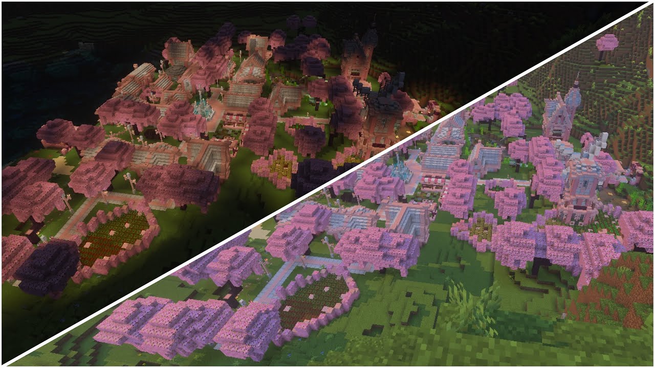 Vibrant Visuals On My Newly Transformed Village! (Minecraft Console Series)
