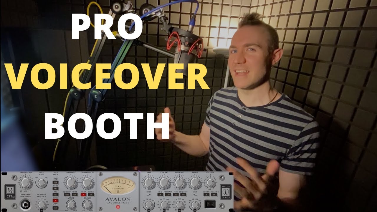 Pro Voiceover Recording Booth - Jordan Reynolds Voice Actor