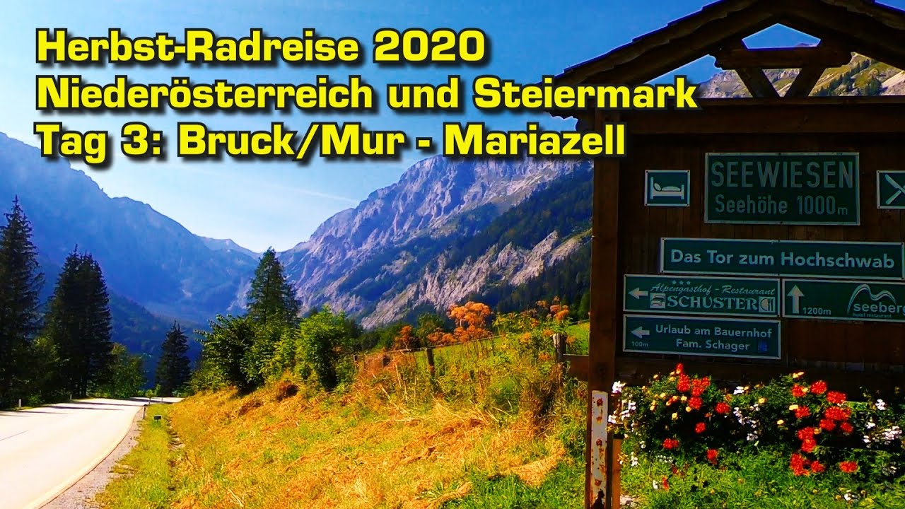 Niederösterreich und Steiermark: Herbst Radreise 2020, Tag 3: Bruck/Mur - Mariazell 70 KM, 1.128 HM