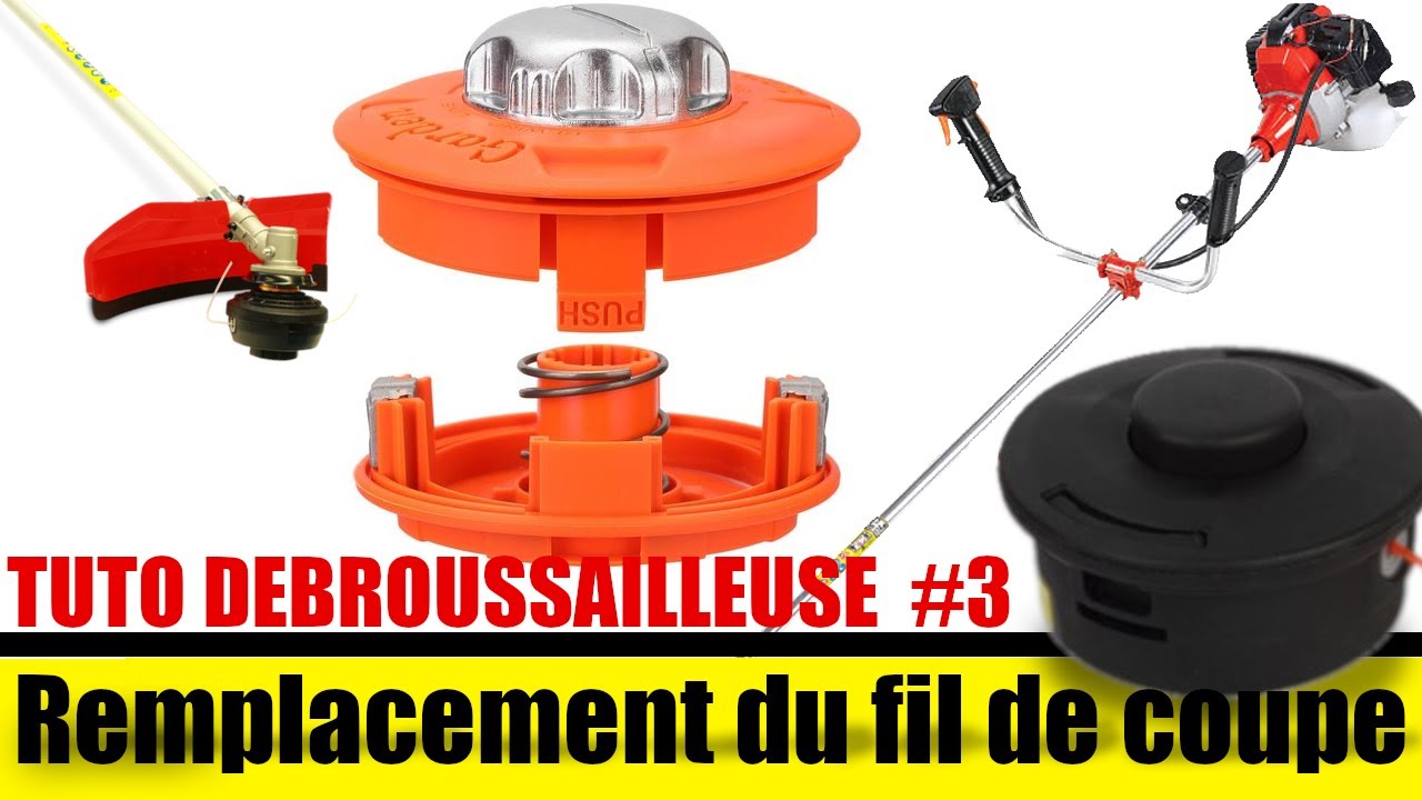 Remplacement fil débroussailleuse
