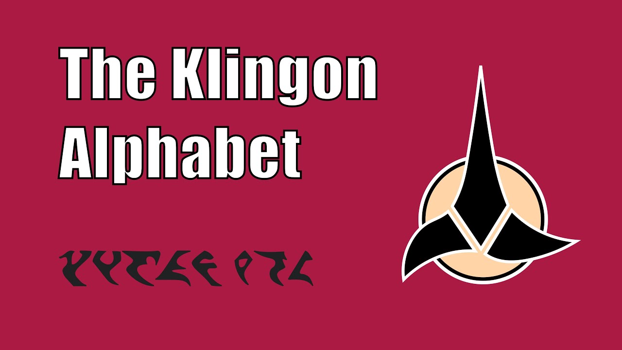 The Klingon Alphabet
