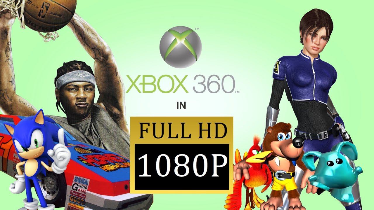 The 7 Xbox 360 Games in Full HD 1080p.