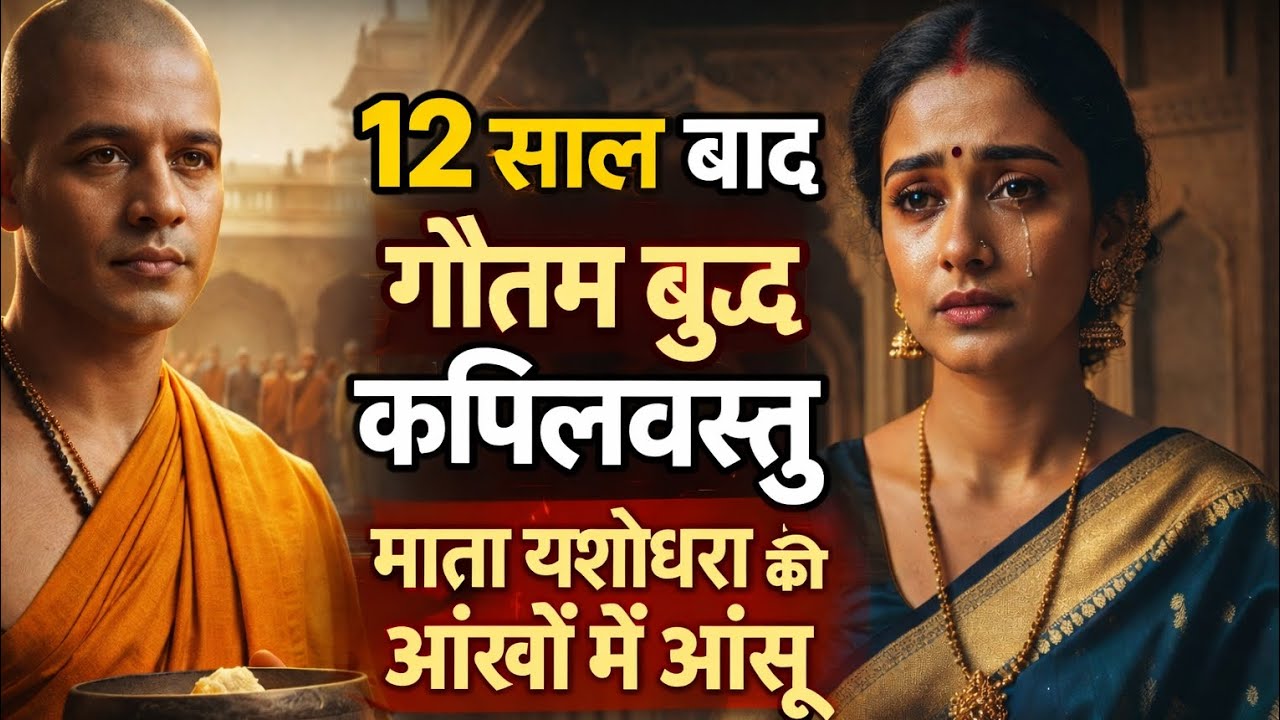 12 साल बाद लौटे गौतम बुद्ध | माता यशोधरा की आँखों में आँसू