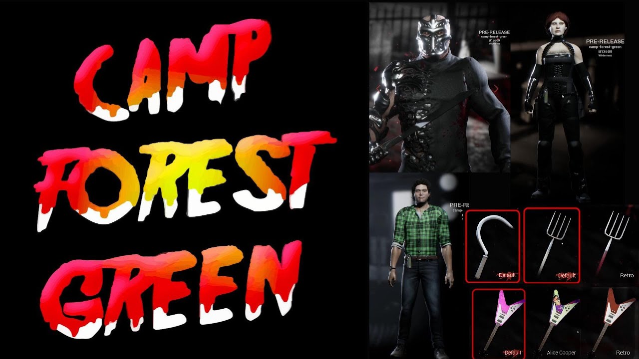 Camp Forest Green all Jason's, weapons, hero's and counsellors!!!