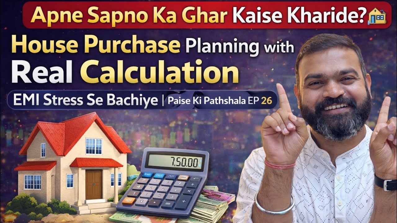 PaiseKiPathshala EP26 |Apne Sapno Ka Ghar Kaise Kharide?🏠|House Purchase Planning| EMI StressSe Bach