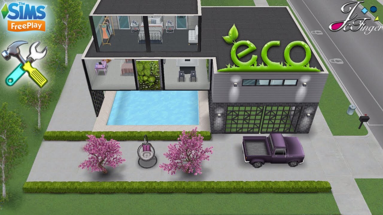 Sims FreePlay 🍃| Экологичный дом |🏡 Автор: Joy.
