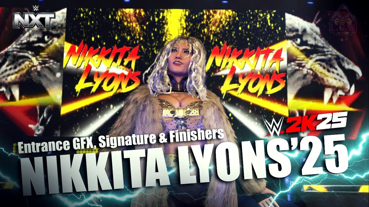 Nikkita Lyons'25 Entrance, Signature & Finishers I WWE2K25Mods