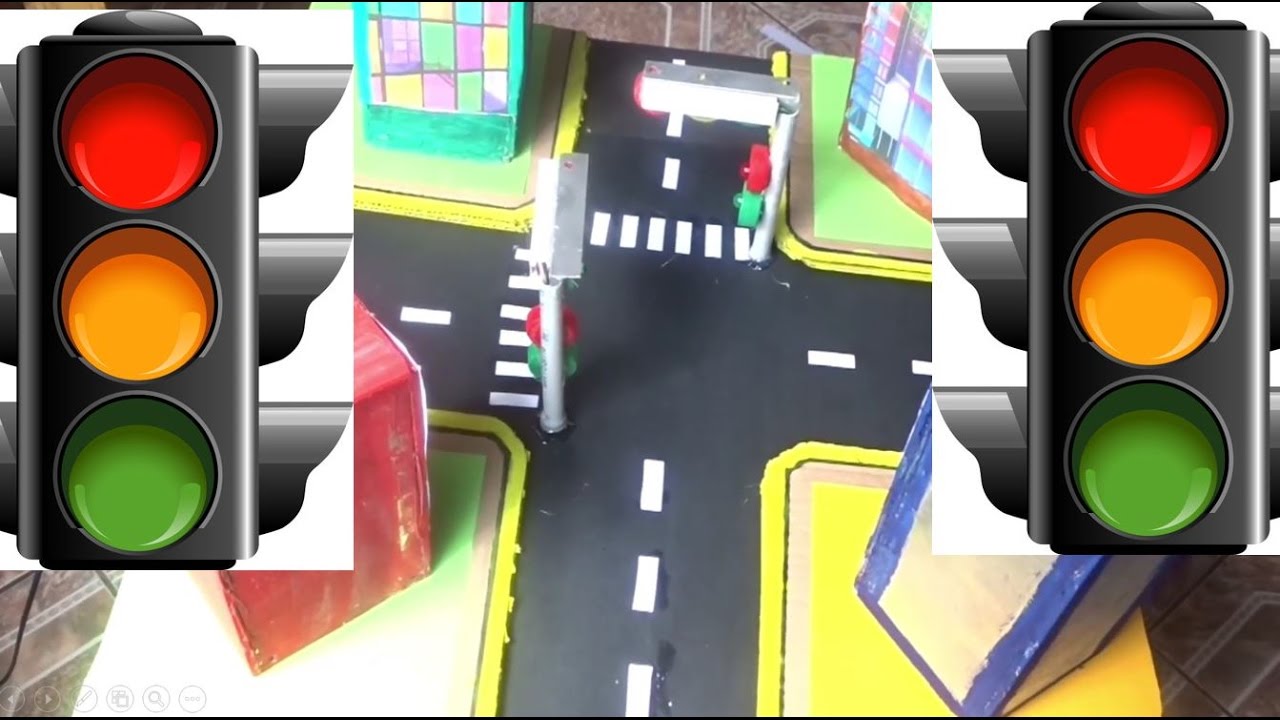 Como hacer un semáforo (maqueta)