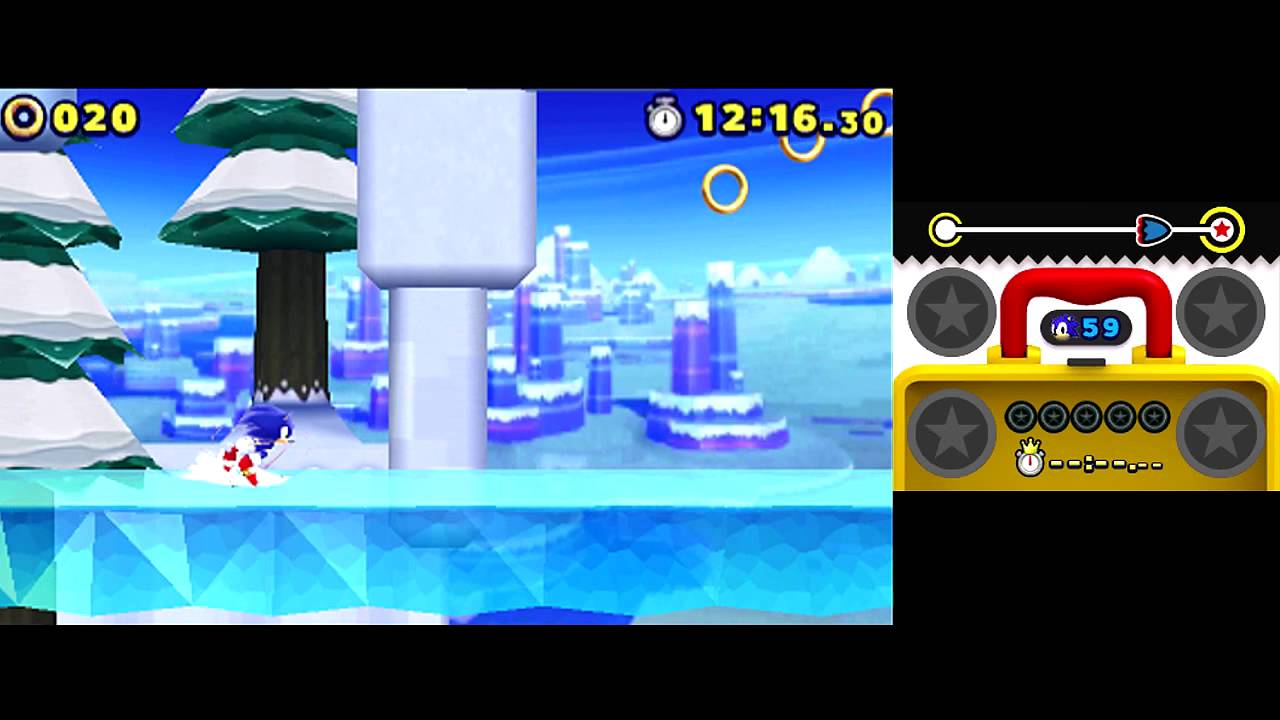 Sonic Lost World 3DS [Part 15] (Frozen Factory - Zone 2)