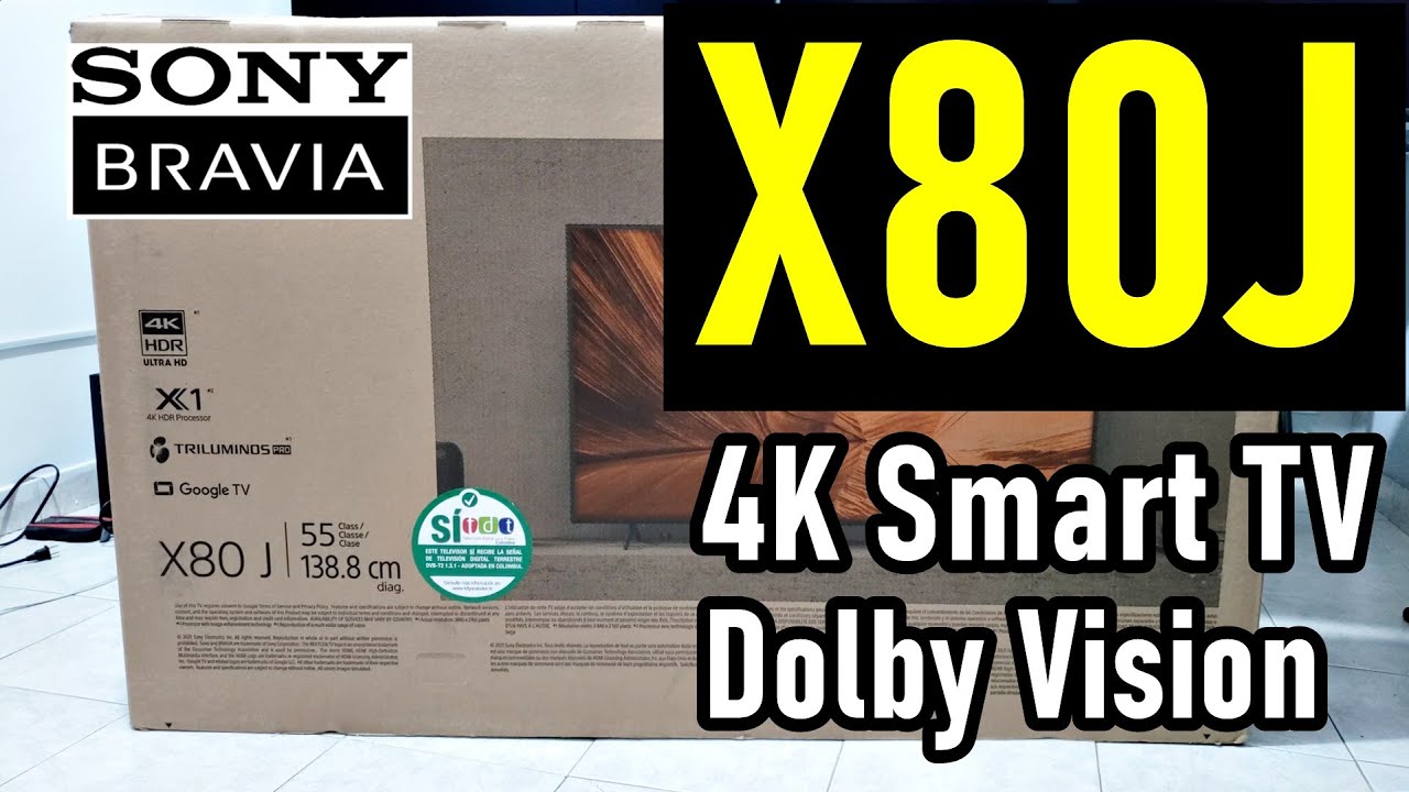 SONY X80J UNBOXING Y REVIEW COMPLETA - Smart TV 4K Dolby Vision