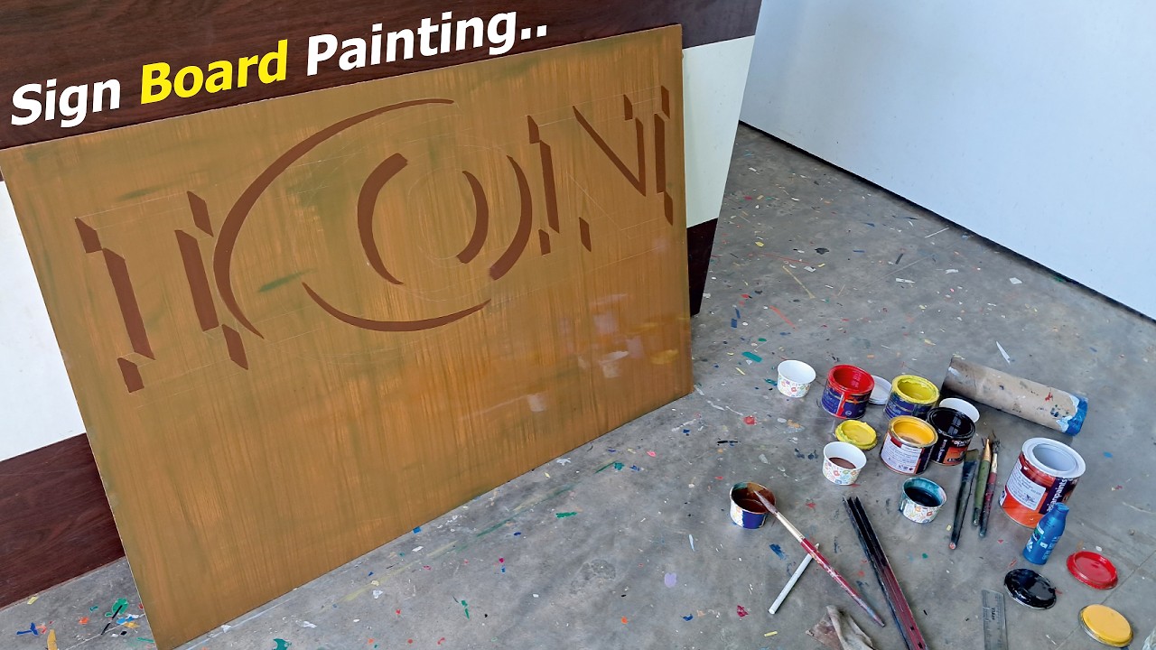 Sign Painting Lettering Handwriting 3d trick art Color Shading English Fonts Icon Design key of arts