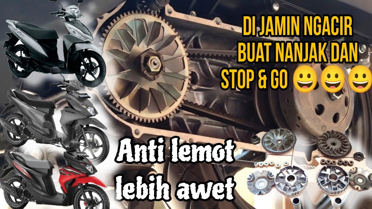 SUZUKI ADDRESS & NEX 2 lebih ngacir dgn Racikan CVT ini!!