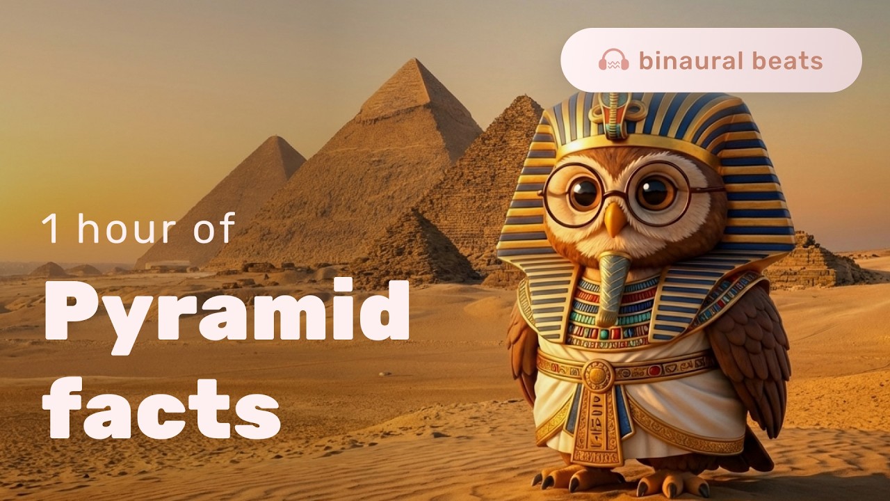 1 hour of Pyramid facts for deep sleep with Binaural Beats