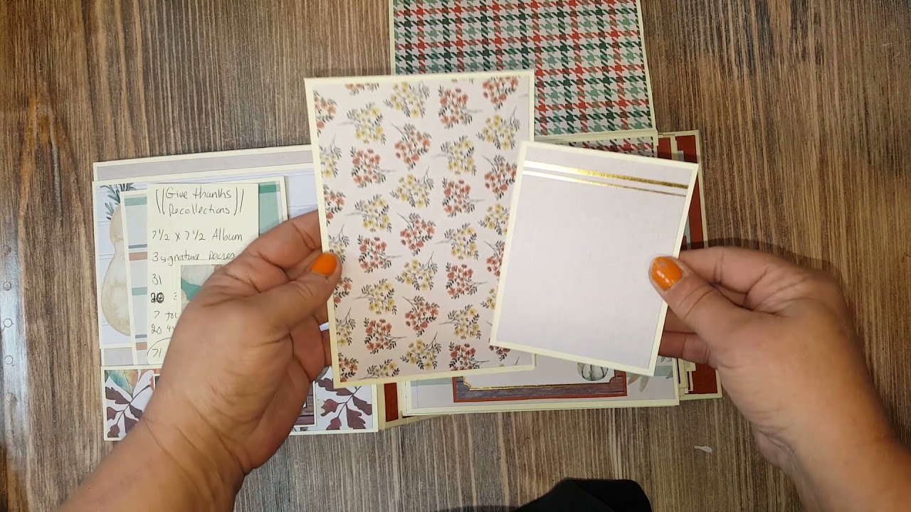 Autumn Leaves and Pumpkins Please ( MINI ALBUM SHARE)