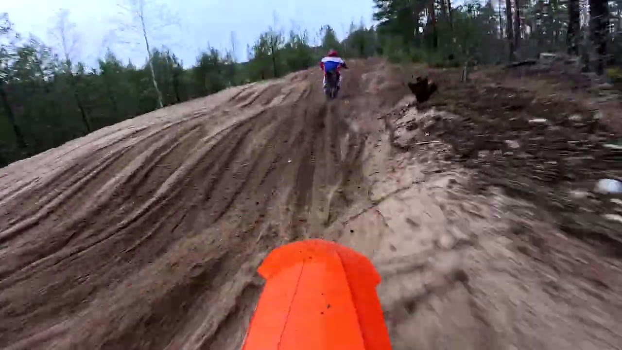 Lenni the Racer.. cross country