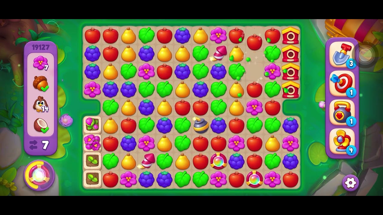 Gardenscapes Leve 19127 (Super Hard Level)