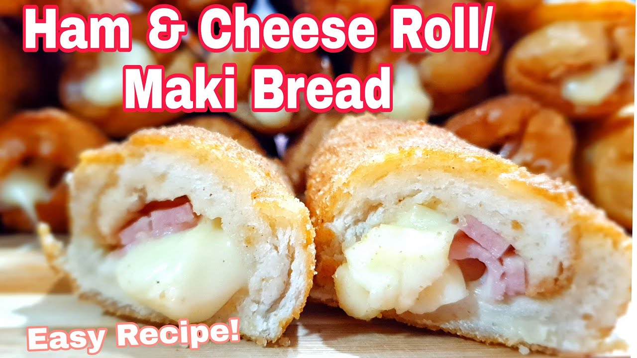 Gawin ito sa tinapay! HAM AND CHEESE ROLLS | MAKI BREAD | EASY RECIPE