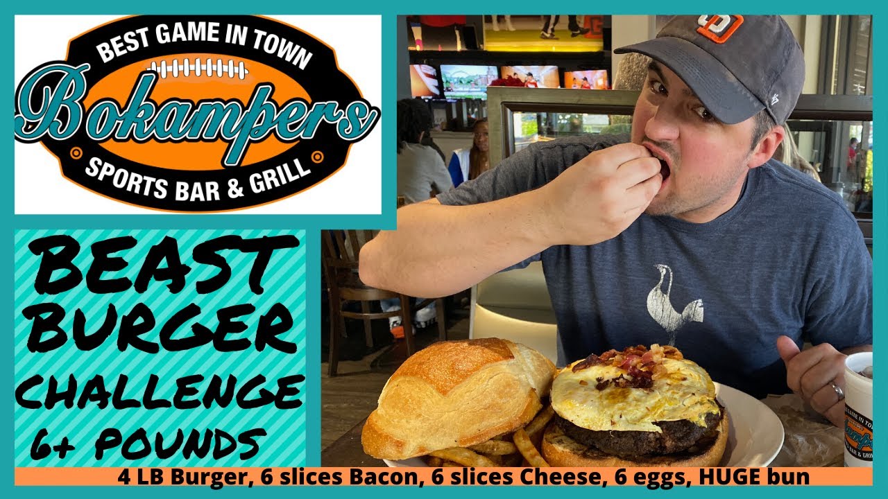 Giant Beast Burger at Bokampers Ft. Lauderdale / TheJKrause