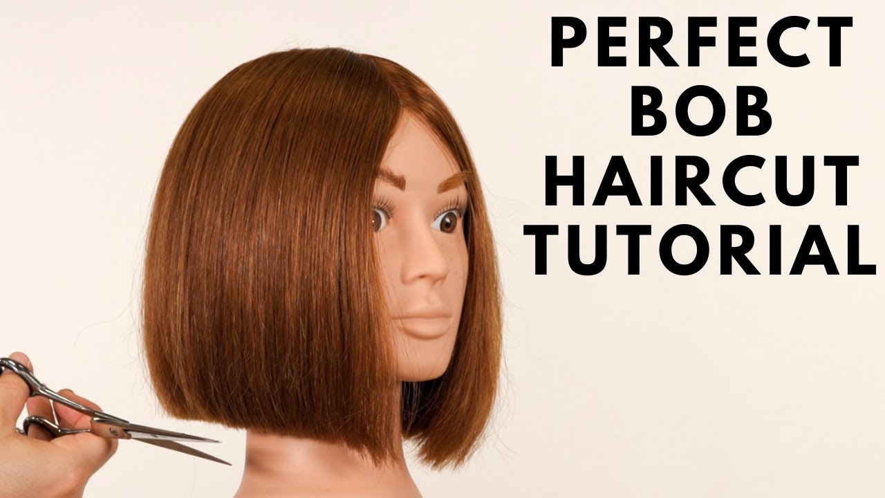 How to Cut a PERFECT Bob Haircut Tutorial Step by Step - TheSalonGuy