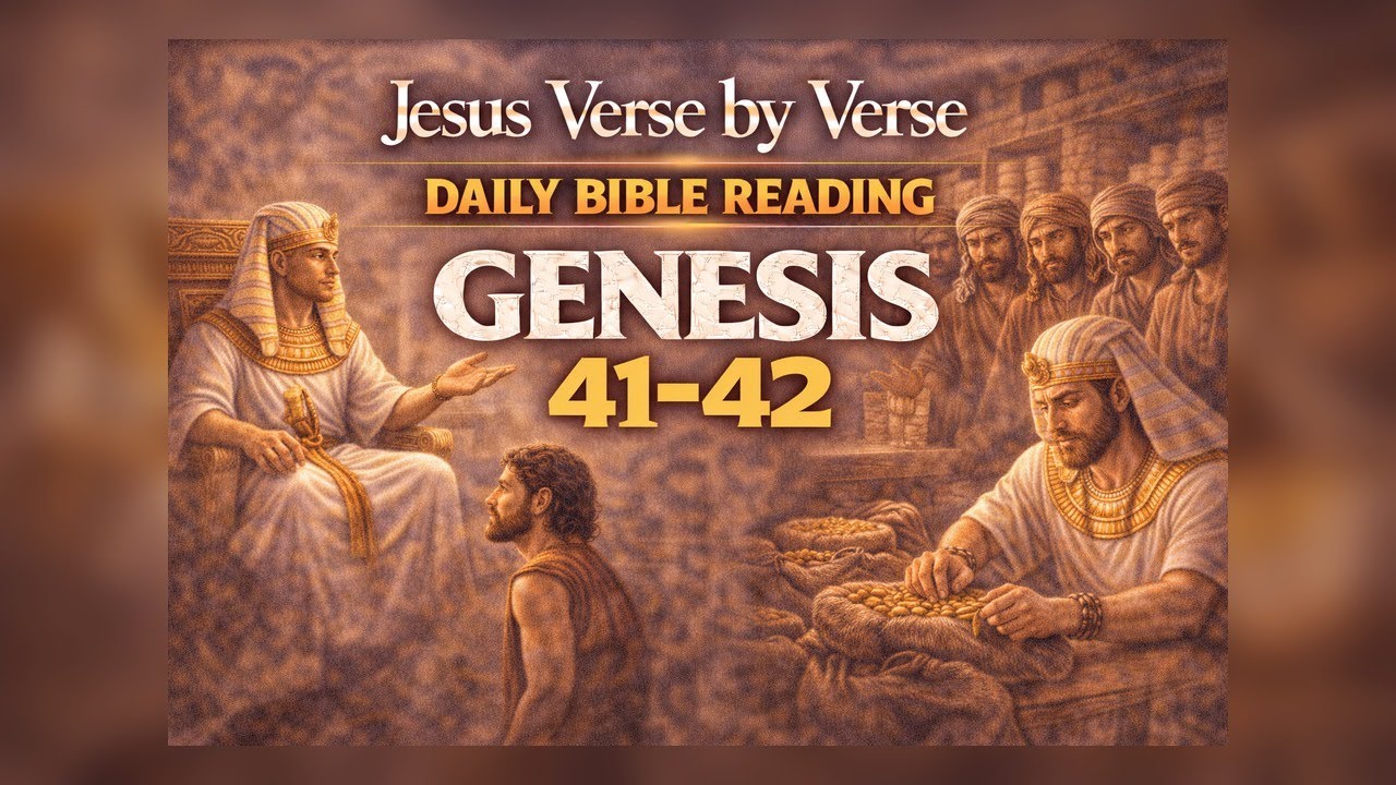 📖 Bible in a Year - Day 26: Genesis 41–42 From Prison to Palace, and the First Test of the Brothers