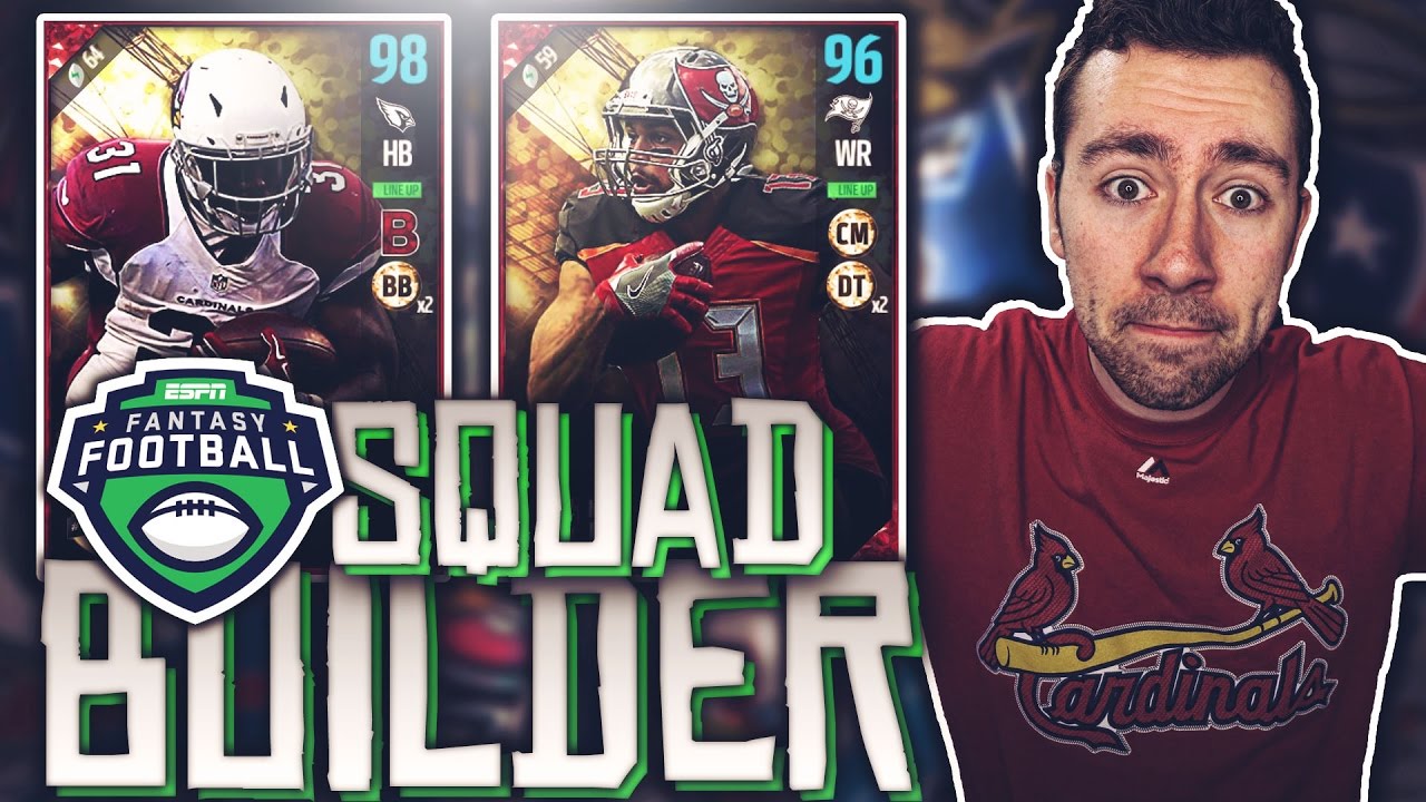 ALL FANTASTY FOOTBALL LEADERS TEAM! MADDEN 17 SQUAD BUILDER