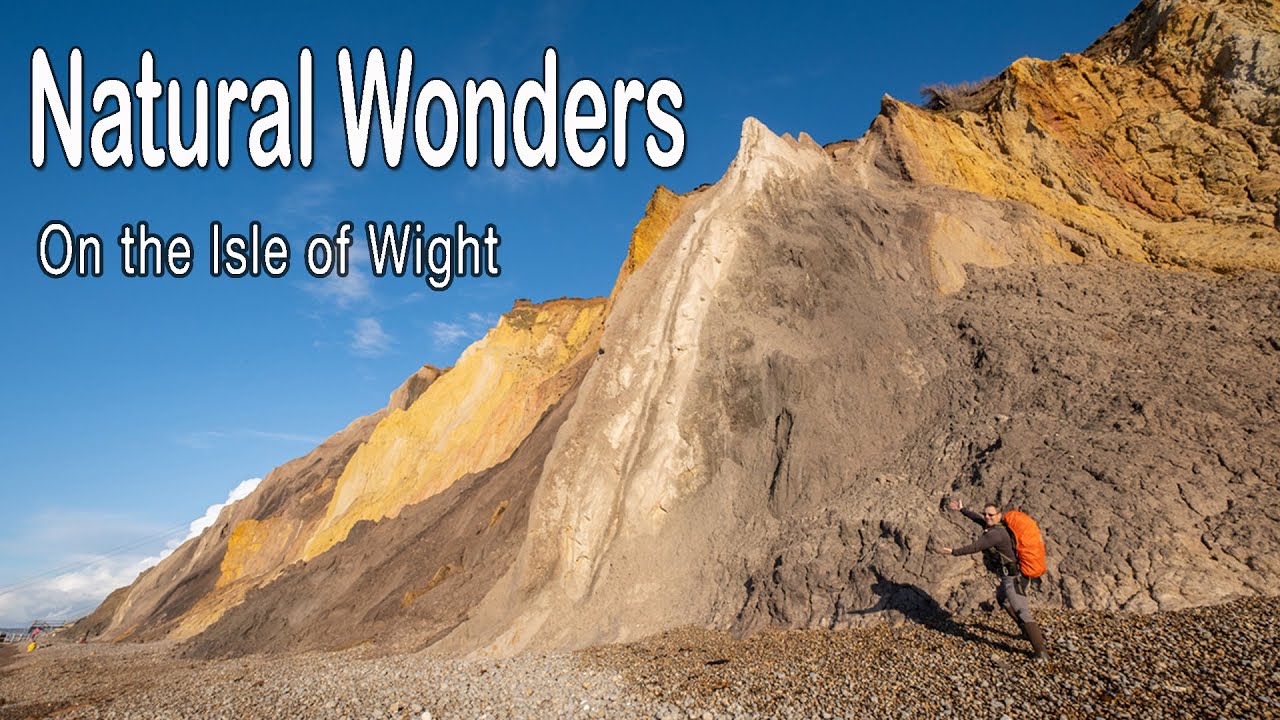 Natures Natural Wonder on the Isle of Wight see the coloured sands on Alum Bay landscape photography