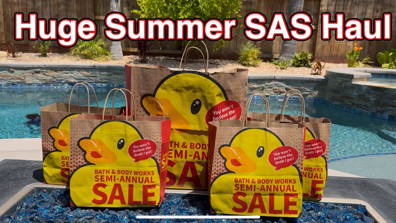 SUMMER SEMI ANNUAL SALE HAUL #1 // BATH & BODY WORKS SEMI ANNUAL SALE HAUL