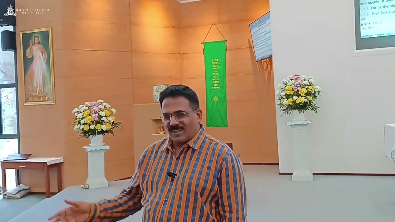 Speak the unseen to the seen - Br. Johnson Sequeira