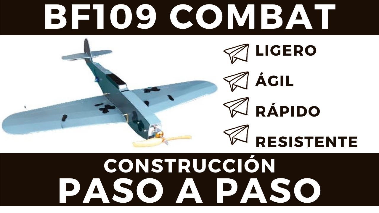 BF109 Combat - Montaje con Planos Incluidos