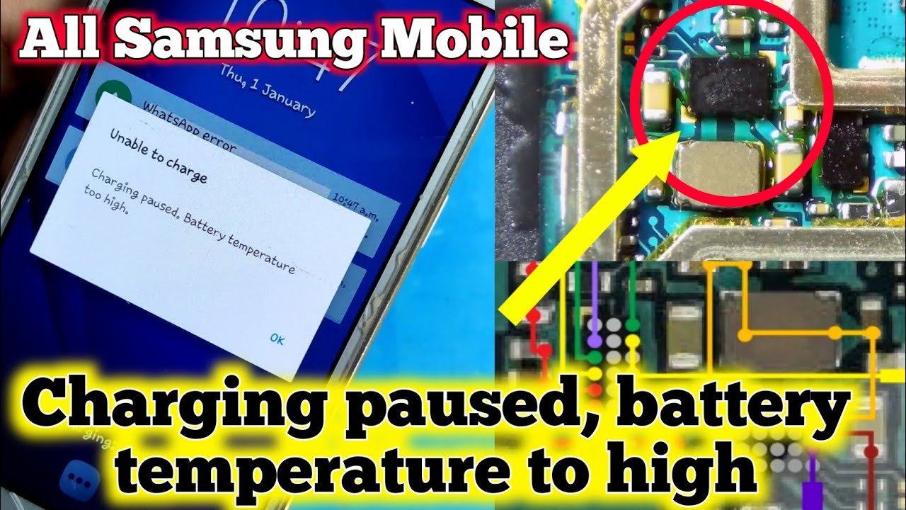 Samsung J210f Unable To Charging Paused, Battery Temperature Too High