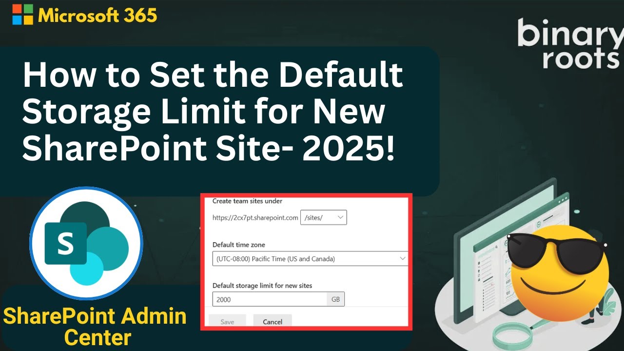 How to set the default Storage limit for new SharePoint sites in SharePoint Admin Center